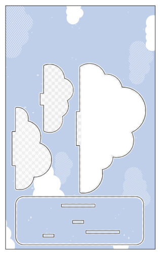 ACRYの『fluffy cloud』というテンプレート