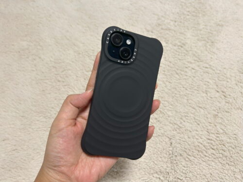 ウェーブシリコンケースの写真