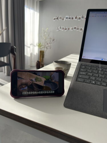 シリコングリップスタンド写真