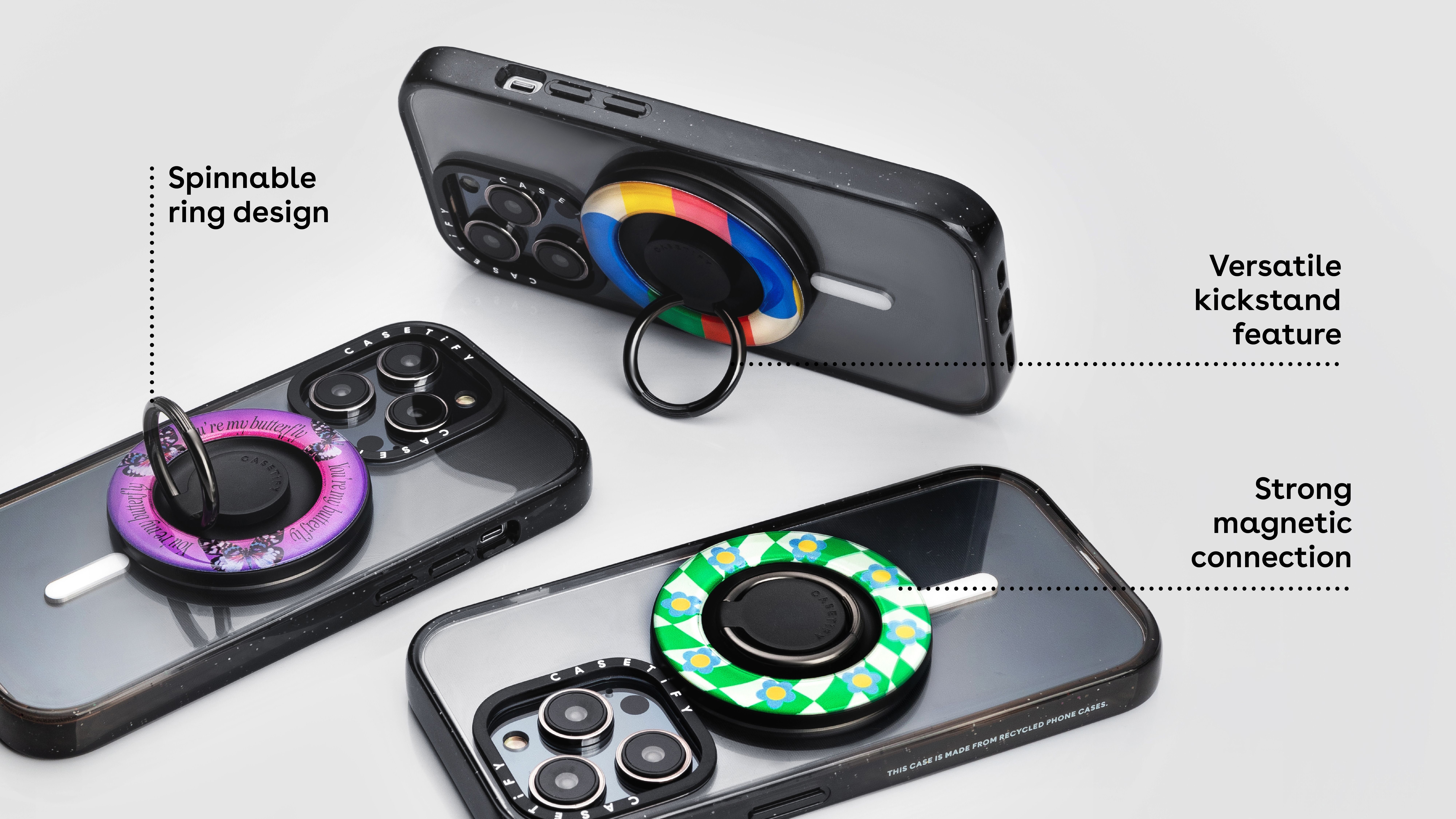 CASETiFYのスマホリング