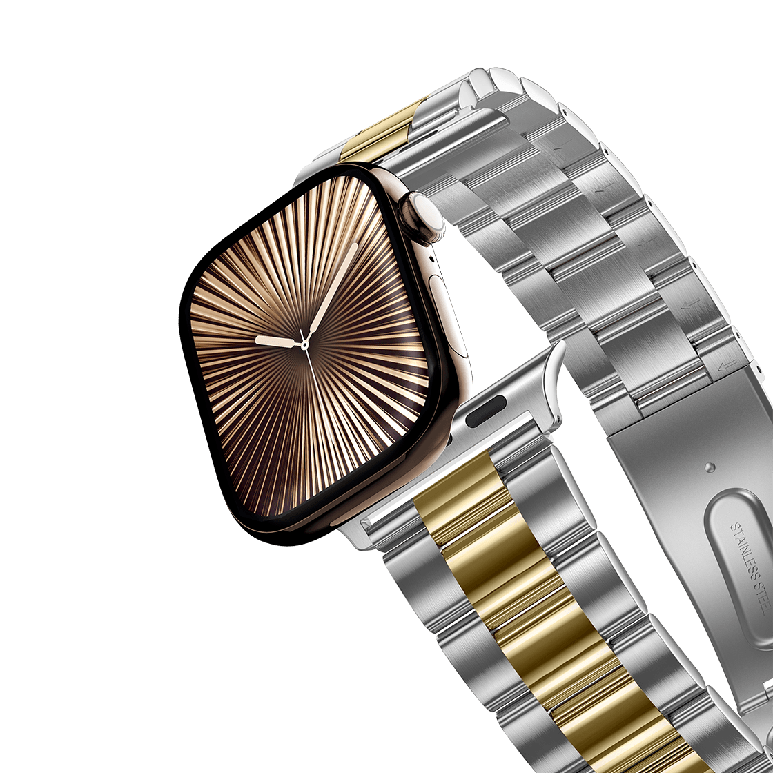 Stainless Steel 3-Link Band